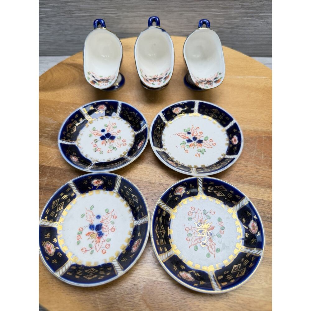 Occupied Japan S.G.K. Porcelain Tea Set Lot Of 7 Pieces.